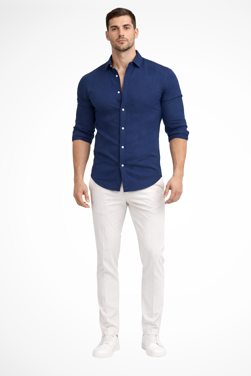 Men's Loose Fit Casual Summer Shirt | Long Sleeve