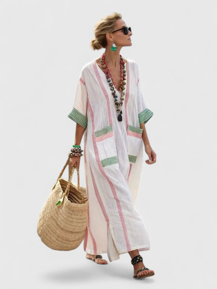 Women's Elegant Boho Beach Dress | Maxi