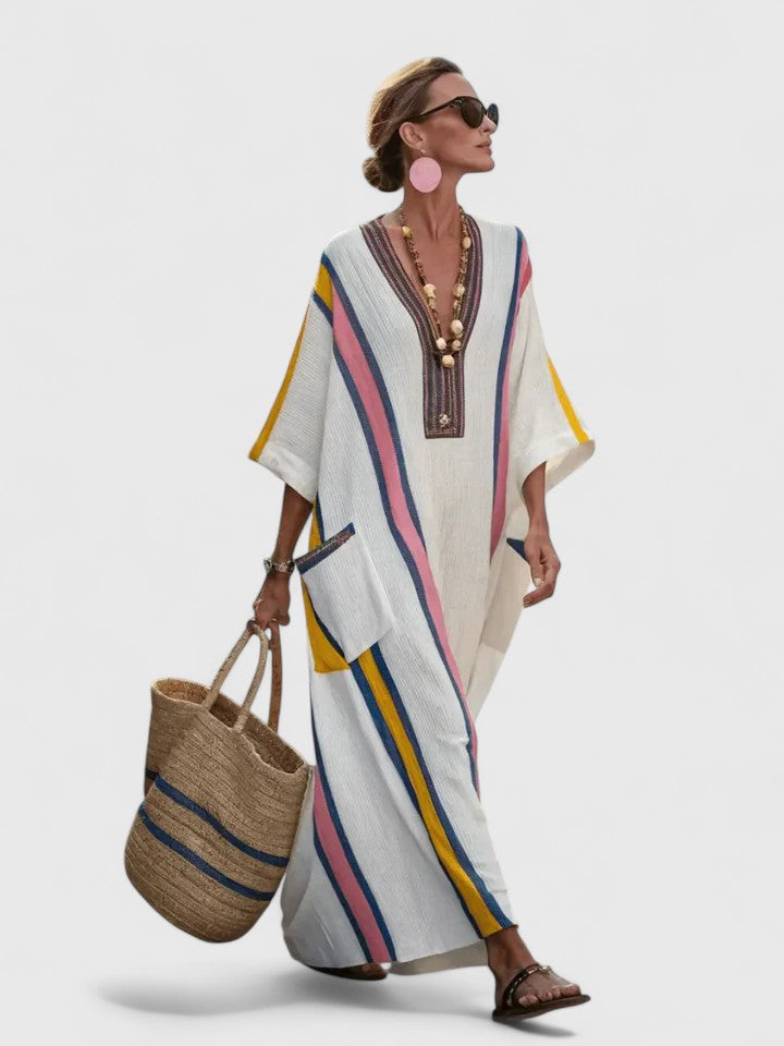 Women's Elegant Boho Beach Dress | Maxi