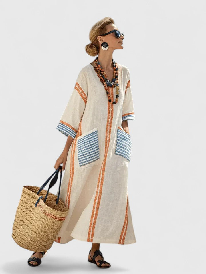 Women's Elegant Boho Beach Dress | Maxi