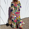 Women's Colorful Elegant Summer Dress | Maxi