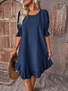 Women's Elegant Summer Puff Sleeve Dress | Mini