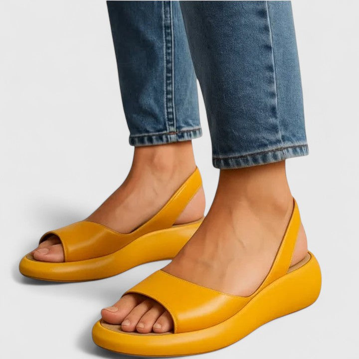 Women's Solid Color Slingback Sandals | Orthopedic