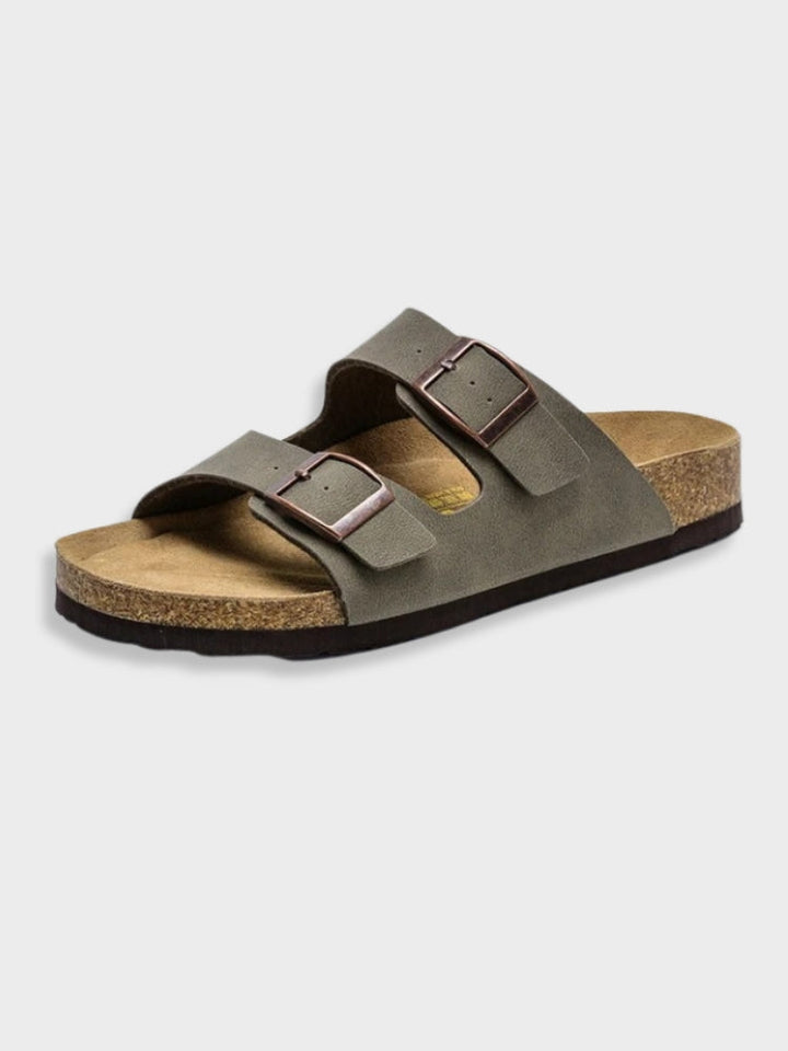 Men's Casual Buckle Comfort Slide Sandals | Orthopedic