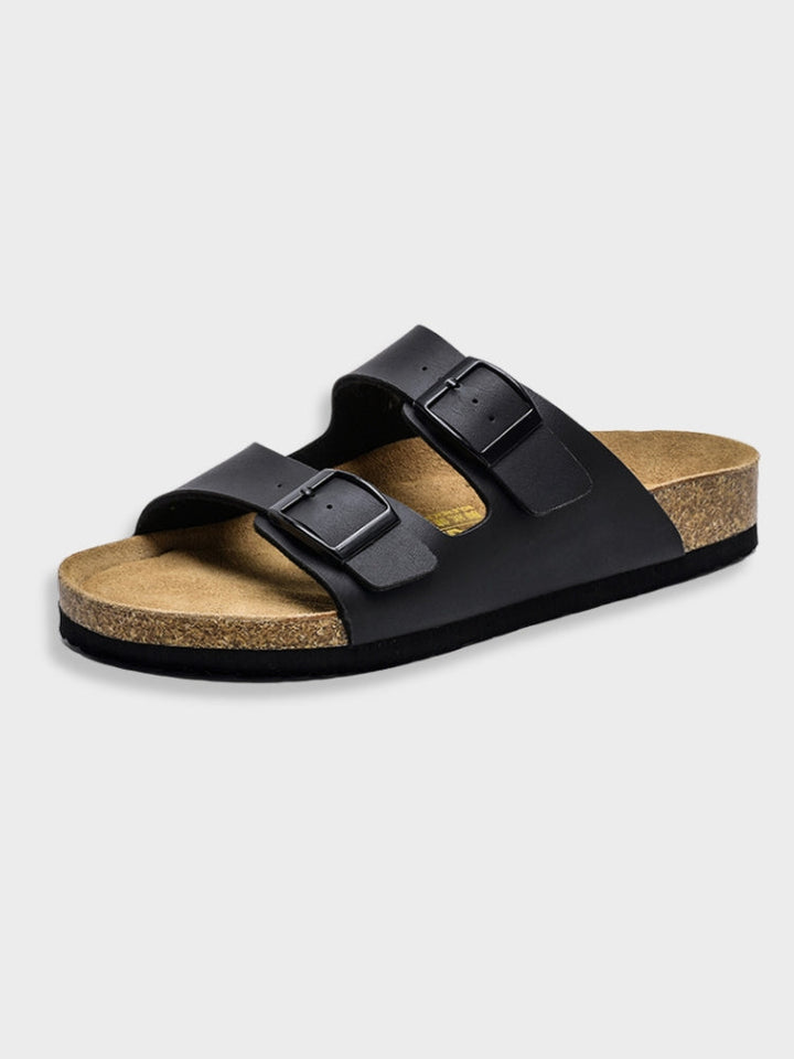 Men's Casual Buckle Comfort Slide Sandals | Orthopedic