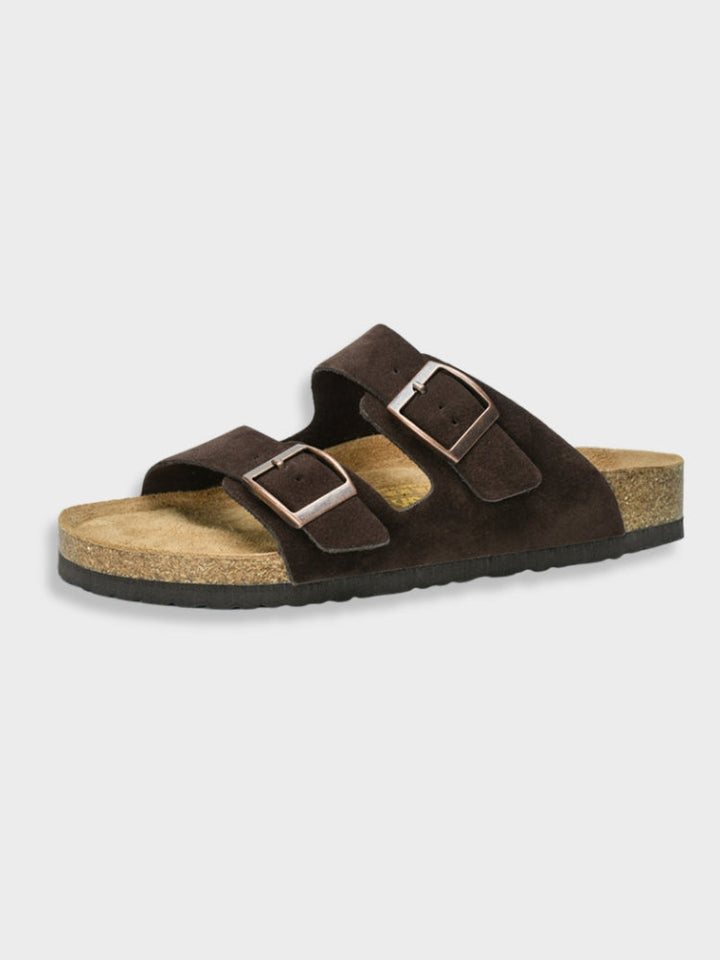 Men's Casual Buckle Comfort Slide Sandals | Orthopedic