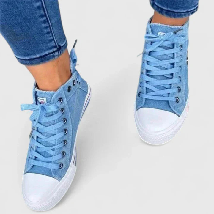 Women's Casual High Top Lace Up Shoes | Orthopedic
