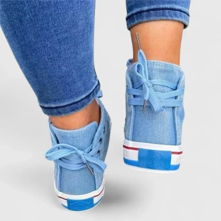 Women's Casual High Top Lace Up Shoes | Orthopedic