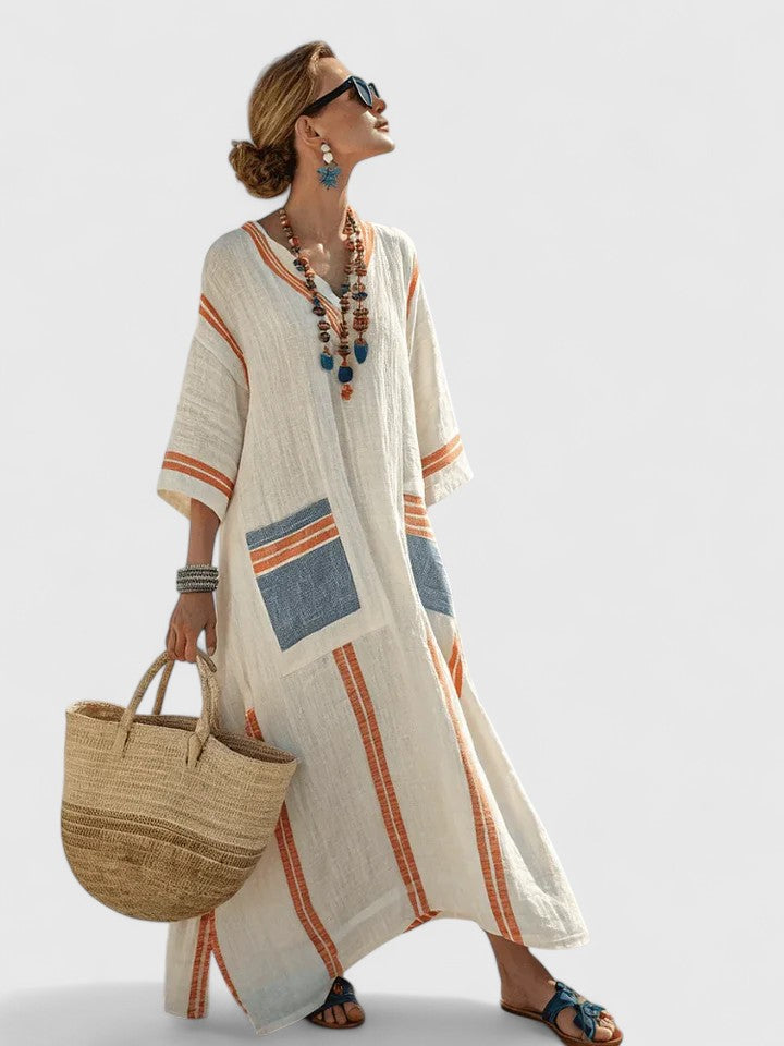 Women's Elegant Boho Beach Dress | Maxi