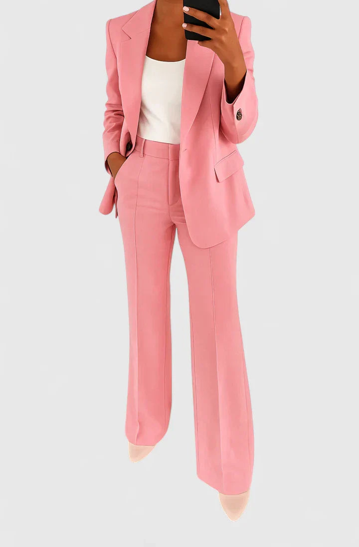 Women's Elegant Work Blazer and Trouser Co-Ord Set | Two Piece