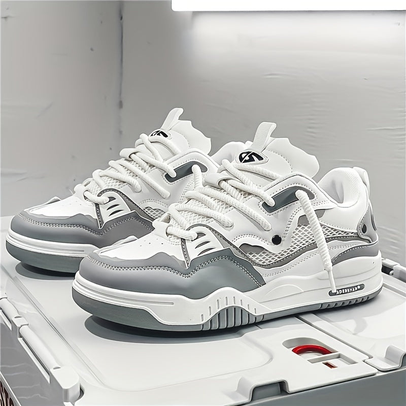Men's Streetwear Style Chunky Orthopedic Sneakers | Lace-Up