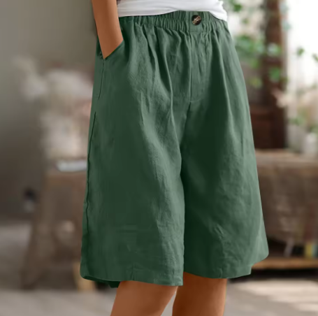 Women's Casual Summer Loose Shorts with Pocket | Wide Leg