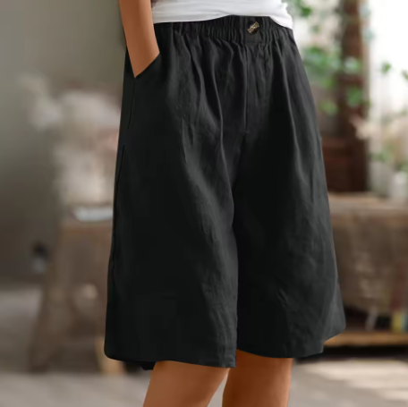 Women's Casual Summer Loose Shorts with Pocket | Wide Leg