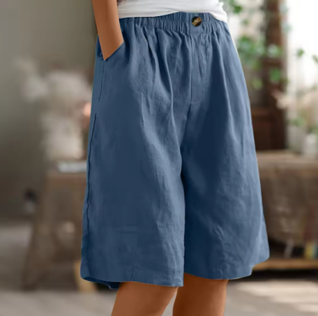 Women's Casual Summer Loose Shorts with Pocket | Wide Leg