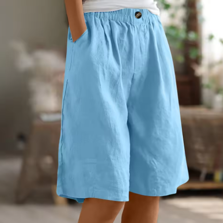 Women's Casual Summer Loose Shorts with Pocket | Wide Leg