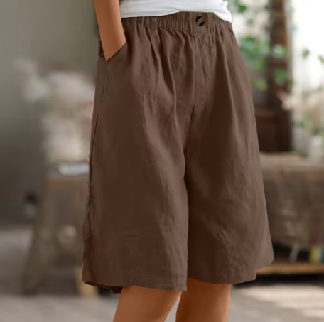 Women's Casual Summer Loose Shorts with Pocket | Wide Leg