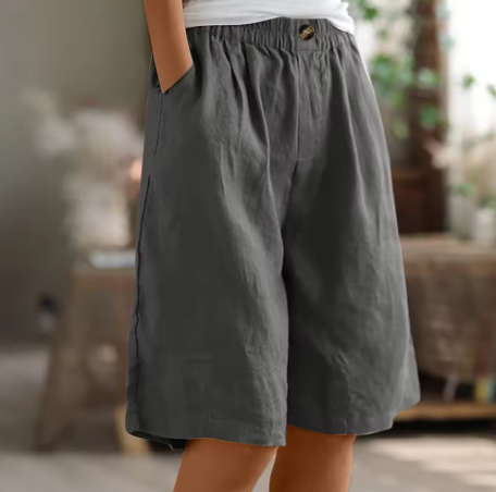 Women's Casual Summer Loose Shorts with Pocket | Wide Leg