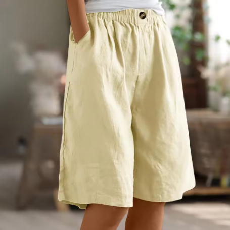 Women's Casual Summer Loose Shorts with Pocket | Wide Leg
