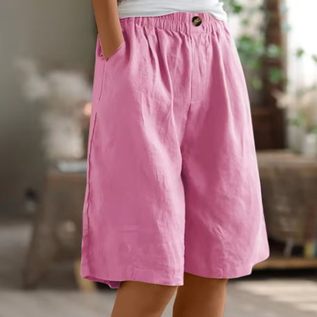 Women's Casual Summer Loose Shorts with Pocket | Wide Leg