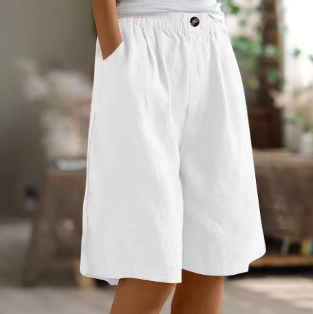 Women's Casual Summer Loose Shorts with Pocket | Wide Leg