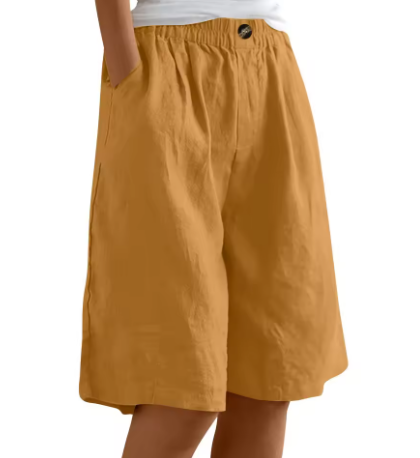 Women's Casual Summer Loose Shorts with Pocket | Wide Leg