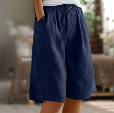 Women's Casual Summer Loose Shorts with Pocket | Wide Leg