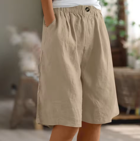 Women's Casual Summer Loose Shorts with Pocket | Wide Leg
