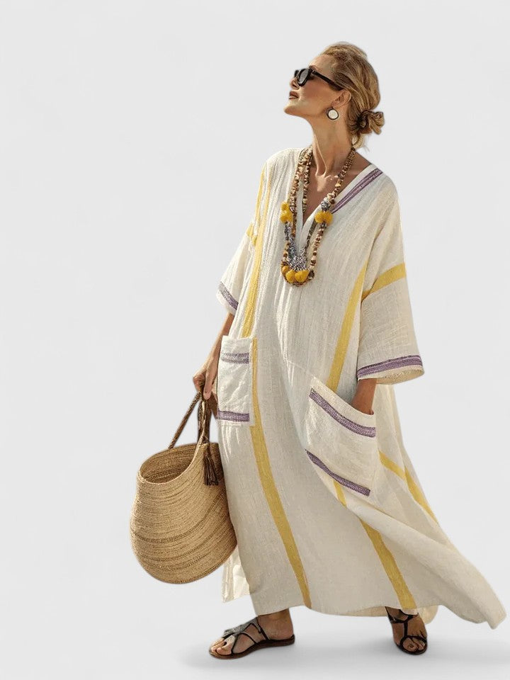Women's Elegant Boho Beach Dress | Maxi