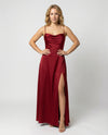 Women's Elegant Spaghetti Strap Prom Evening Dress | Maxi