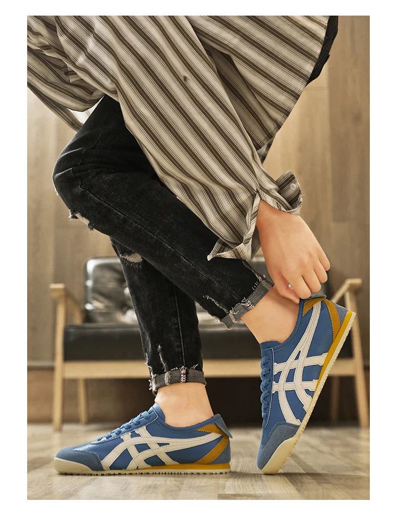 Men's Casual Retro Style Lace Up Orthopedic Sneakers | Low Top
