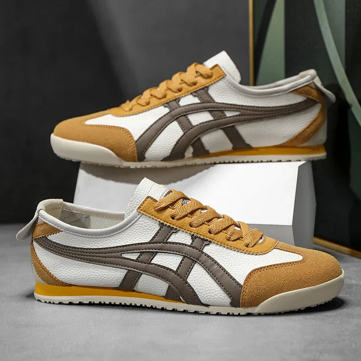 Men's Casual Retro Style Lace Up Orthopedic Sneakers | Low Top