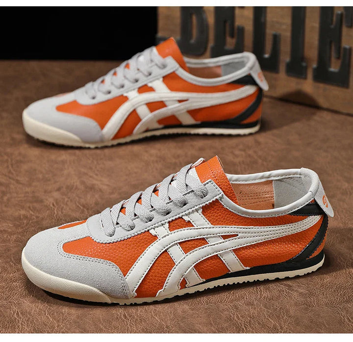 Men's Casual Retro Style Lace Up Orthopedic Sneakers | Low Top