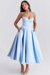 Women's Elegant Prom Spaghetti Strap Dress | Midi