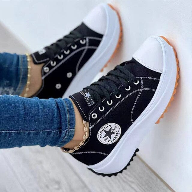 Women's Casual Lace Up Chunky Sneakers | Orthopedic