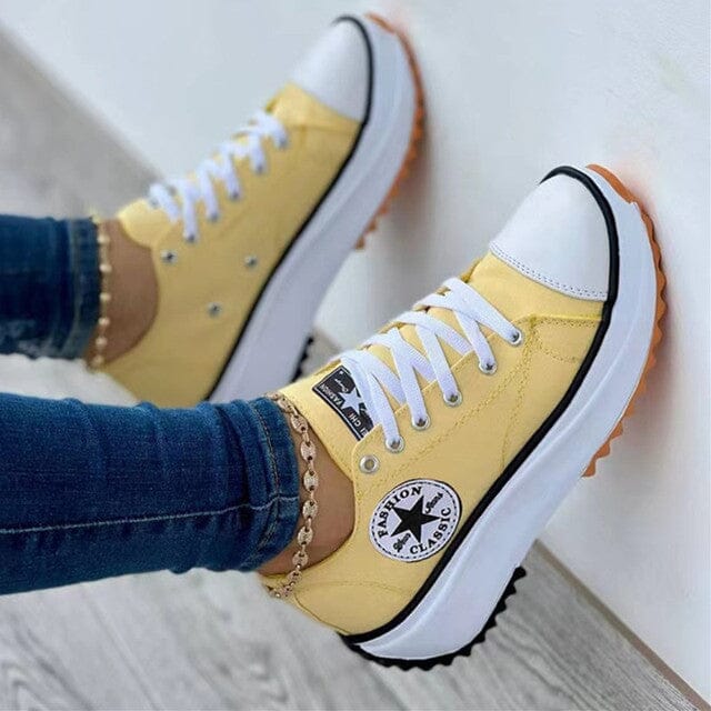 Women's Casual Lace Up Chunky Sneakers | Orthopedic