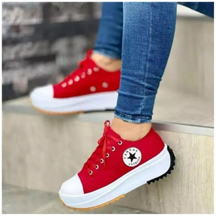 Women's Casual Lace Up Chunky Sneakers | Orthopedic