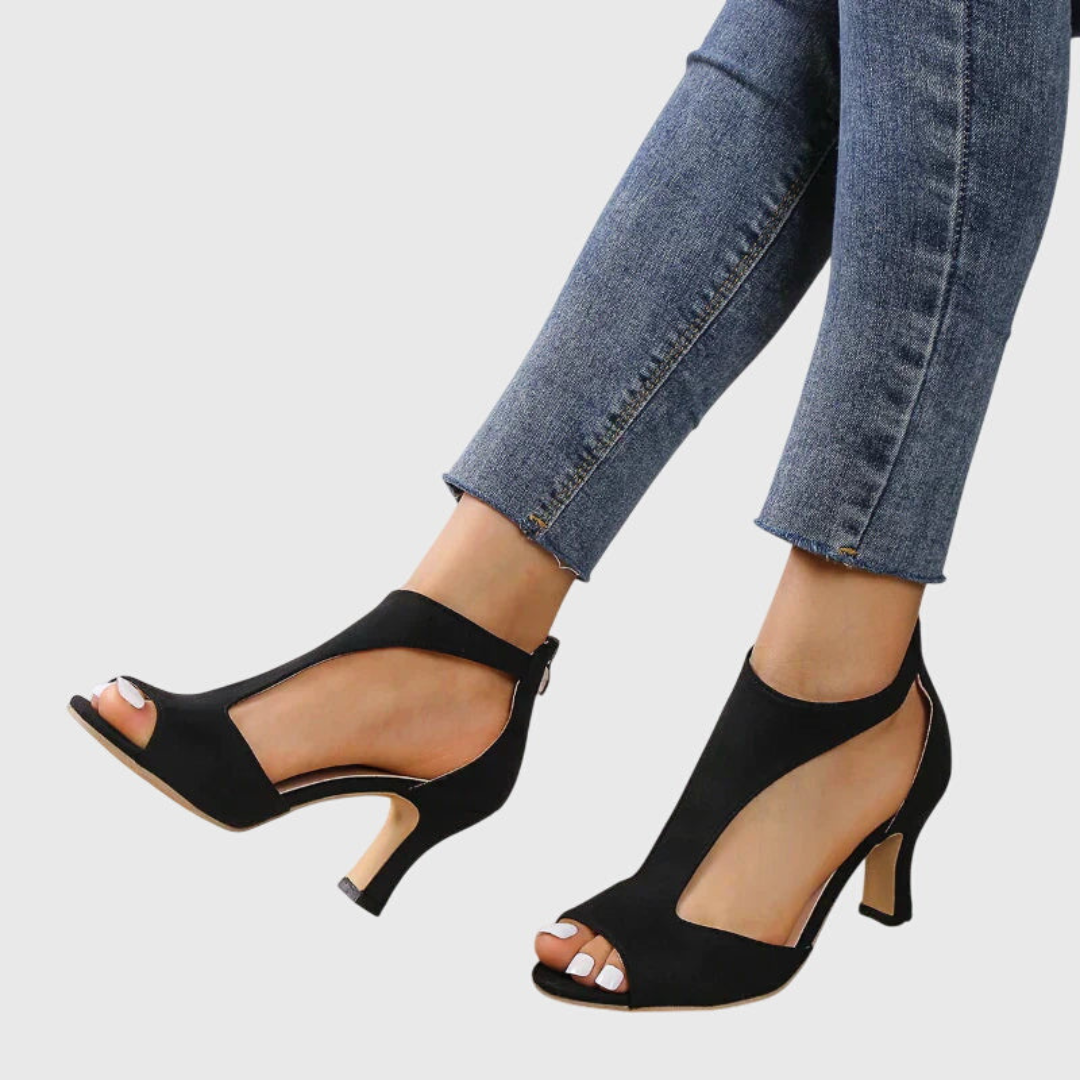 Women's Chique T-Strap Heels | Orthopedic