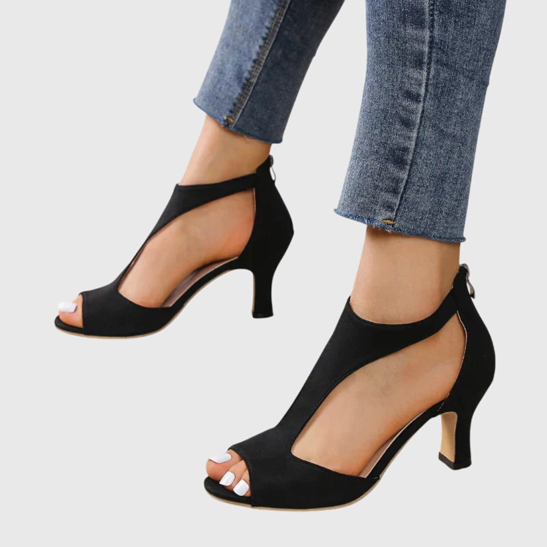 Women's Chique T-Strap Heels | Orthopedic