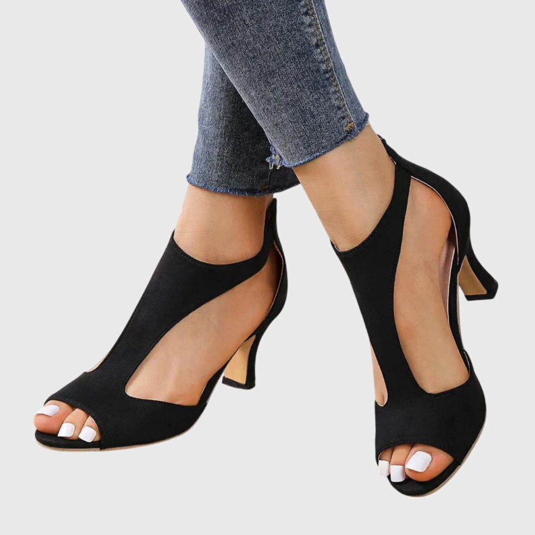 Women's Chique T-Strap Heels | Orthopedic