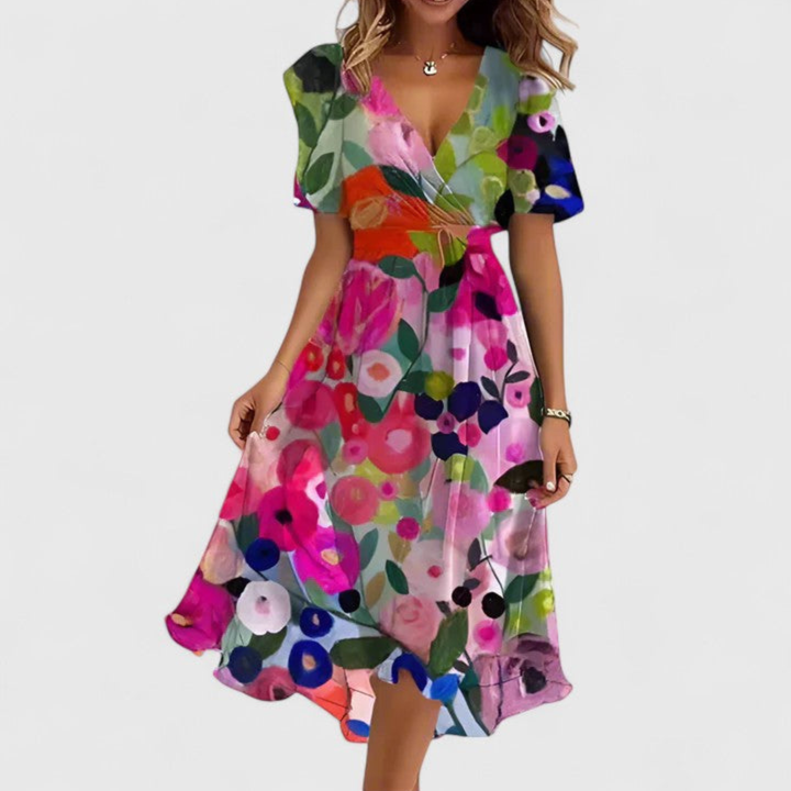 Women's Elegant Flowy Summer Dress | Mini