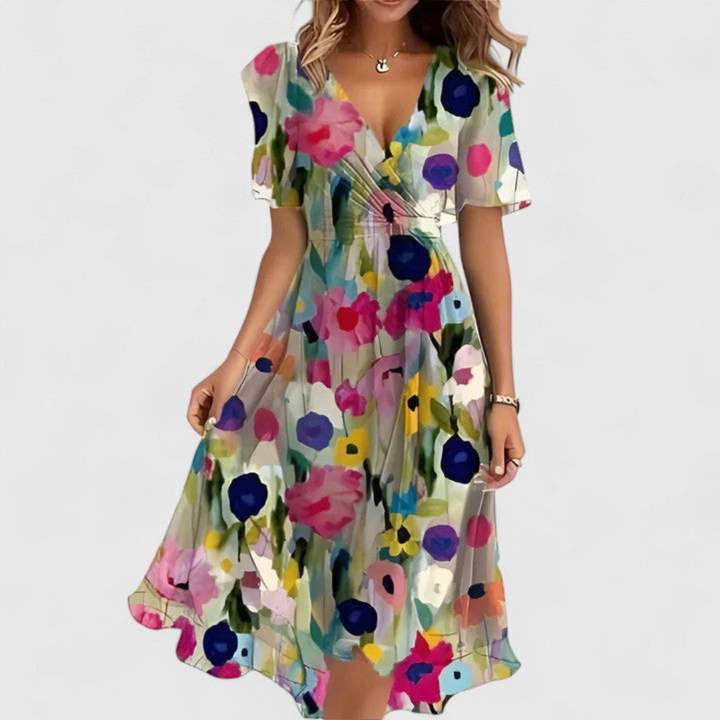 Women's Elegant Flowy Summer Dress | Mini