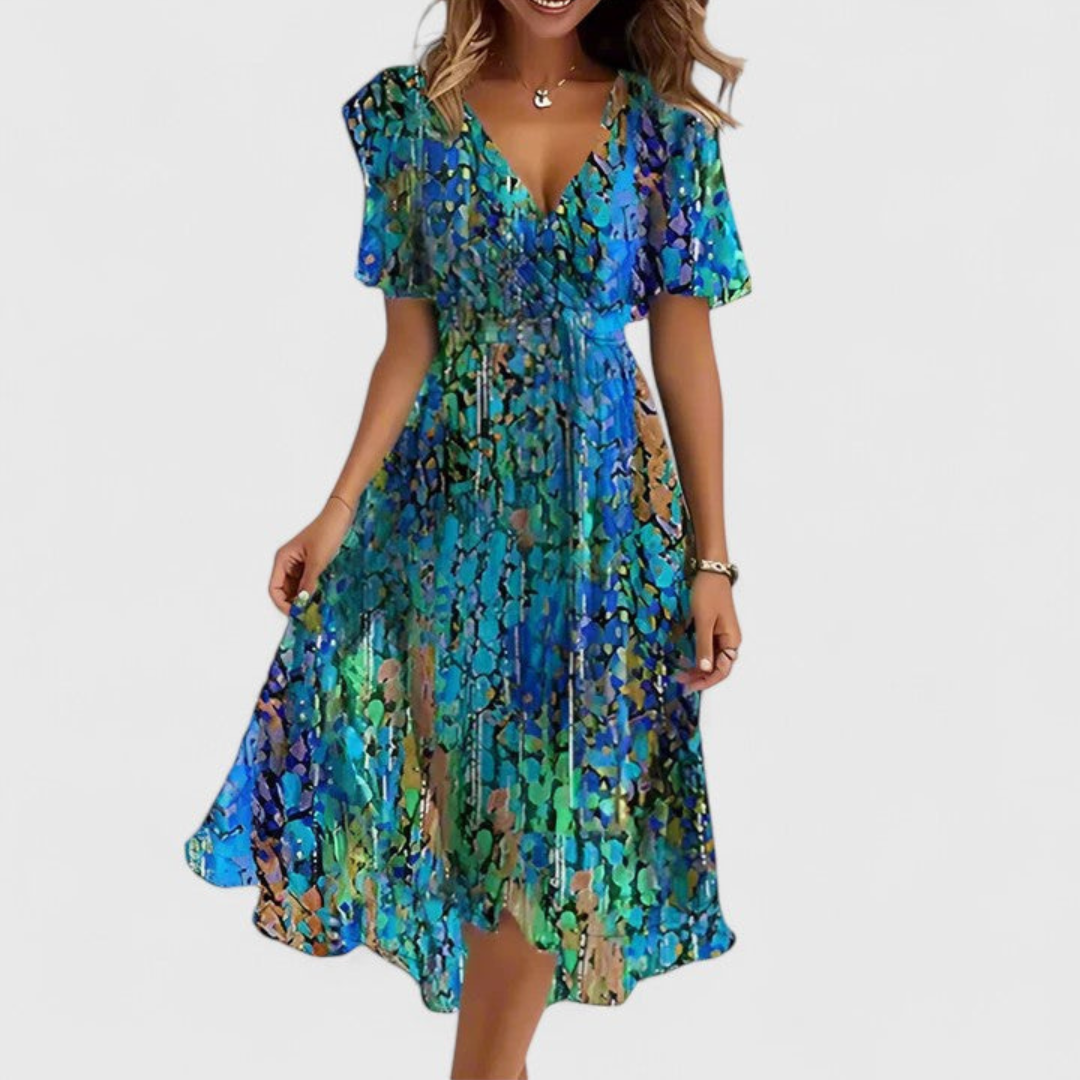 Women's Elegant Flowy Summer Dress | Mini