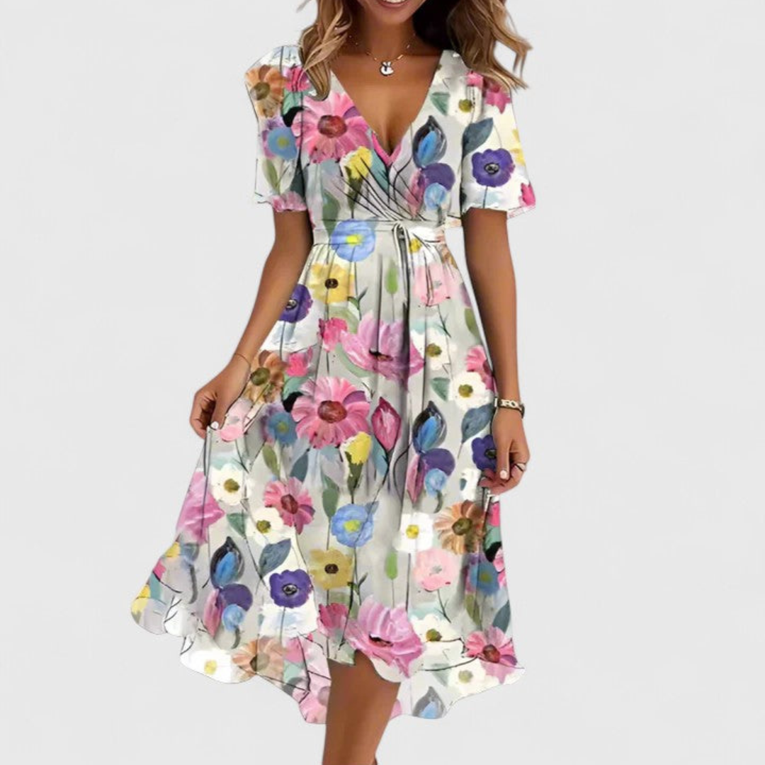 Women's Elegant Flowy Summer Dress | Mini