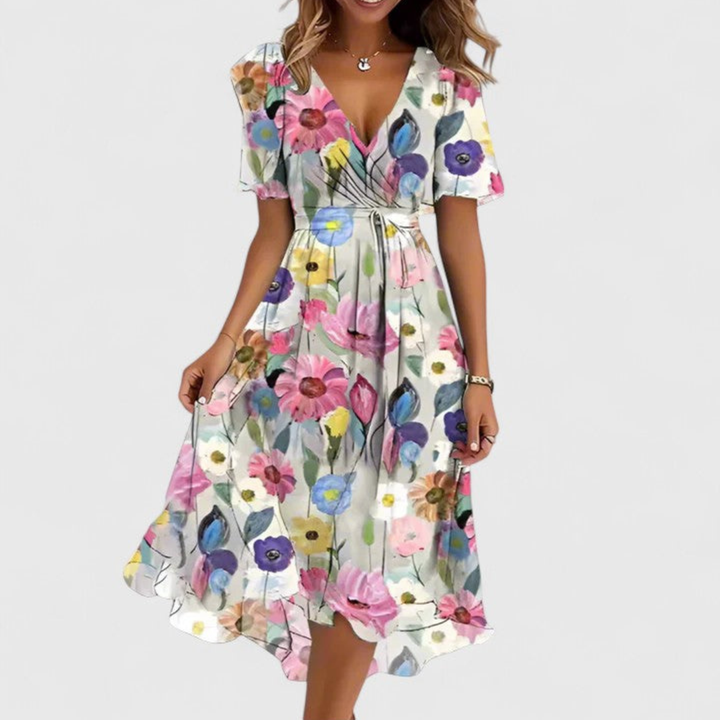 Women's Elegant Flowy Summer Dress | Mini
