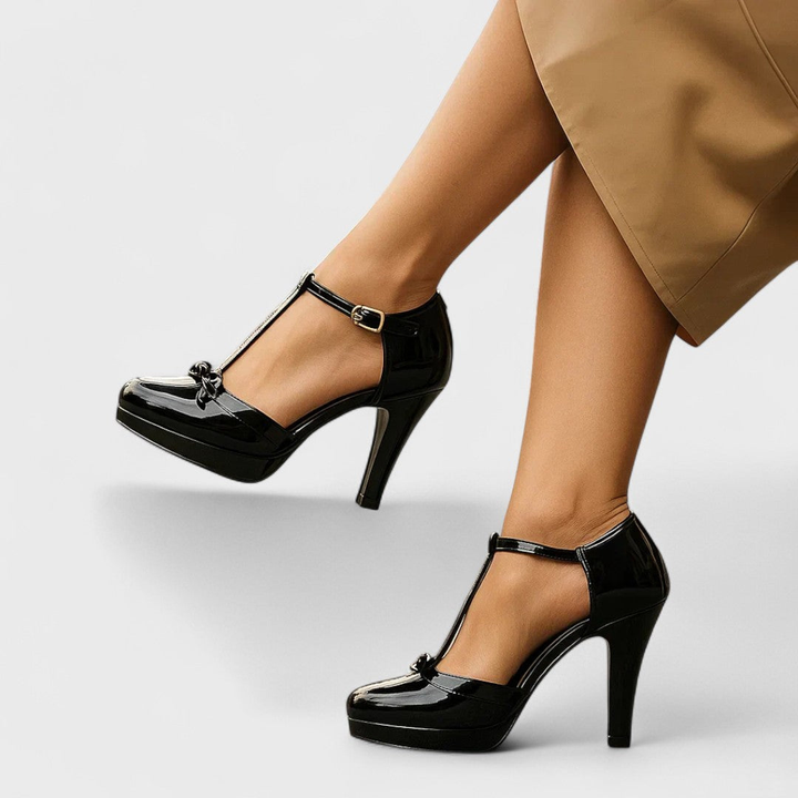 Women's Orthopedic T-Strap Pumps | High Heels