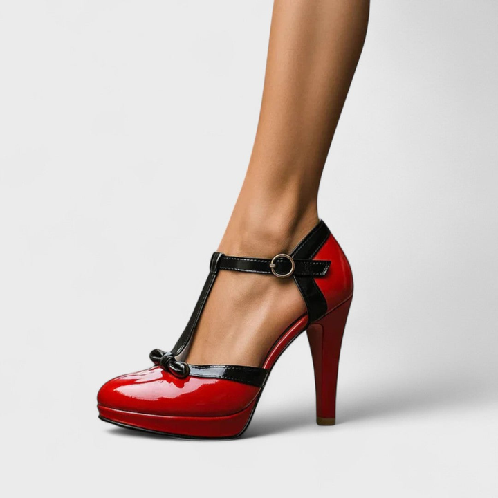 Women's Orthopedic T-Strap Pumps | High Heels