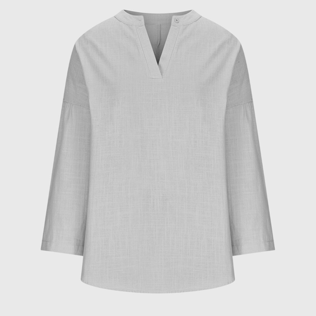 Women's Elegant Flowy Summer Shirt | Long Sleeve