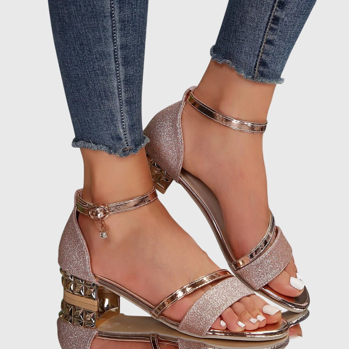 Women's Orthopedic Heeled Sandals | Ankle Strap