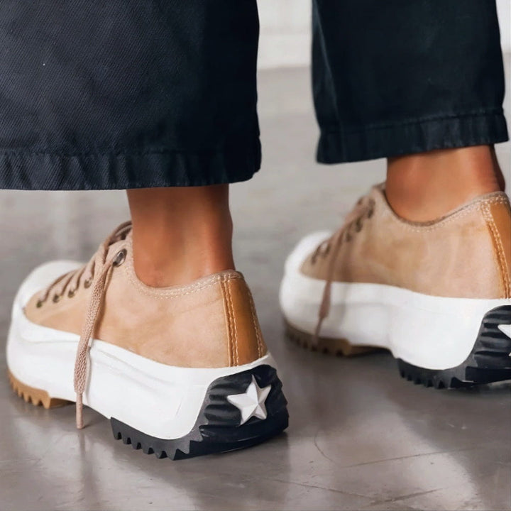 Women’s Casual Chunky Lace-Up Sneakers | Orthopedic