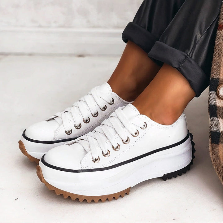 Women’s Casual Chunky Lace-Up Sneakers | Orthopedic
